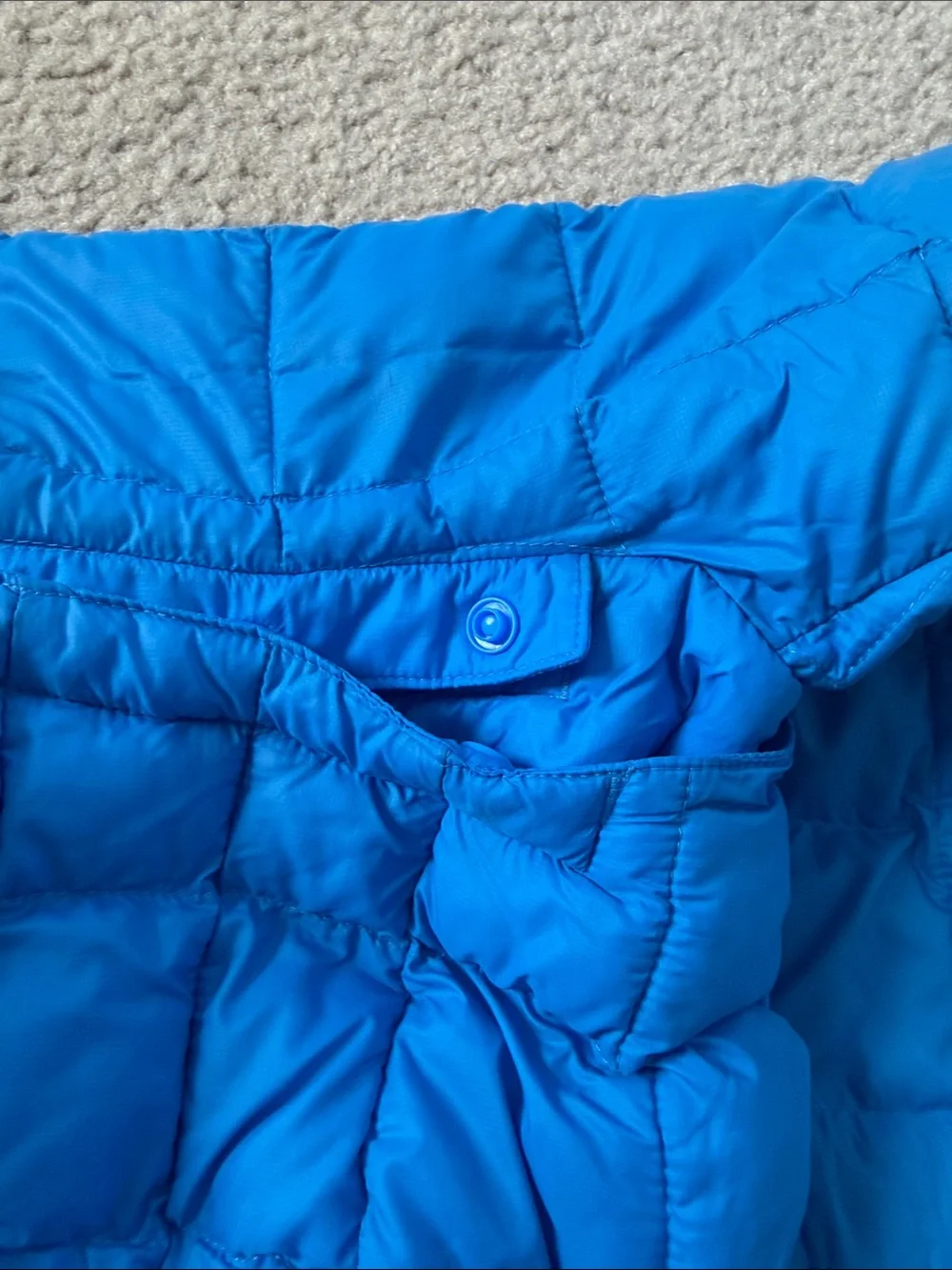 The North Face Youth size 7/8 Thermoball Puffer Jacket Blue